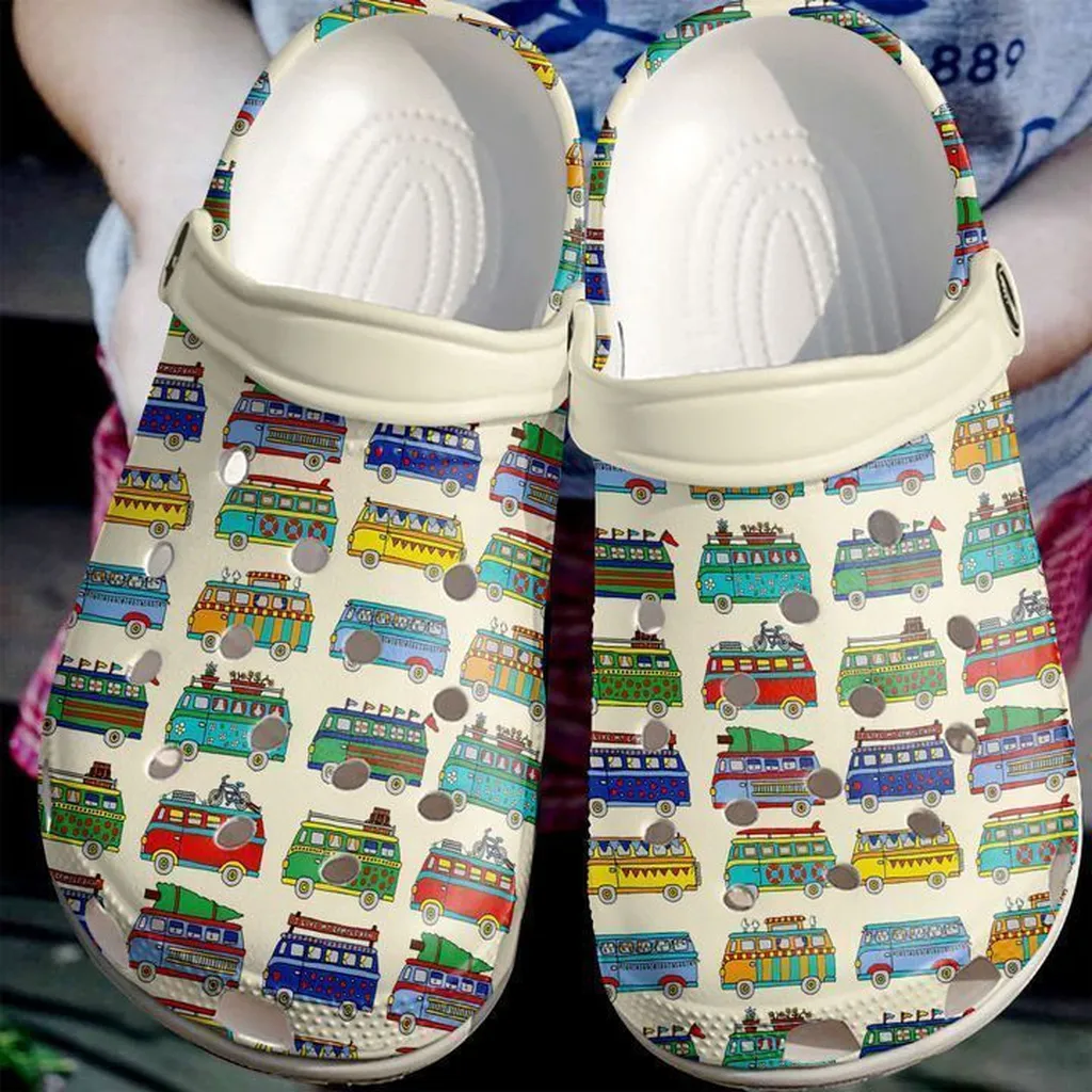 Camping Campervan Crocs Classic Clogs