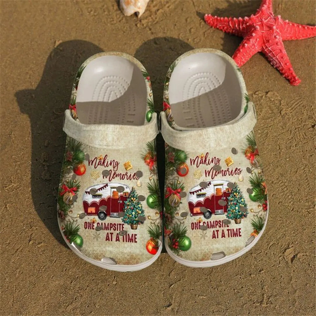 Camping Christmas Vibes Crocs Clog