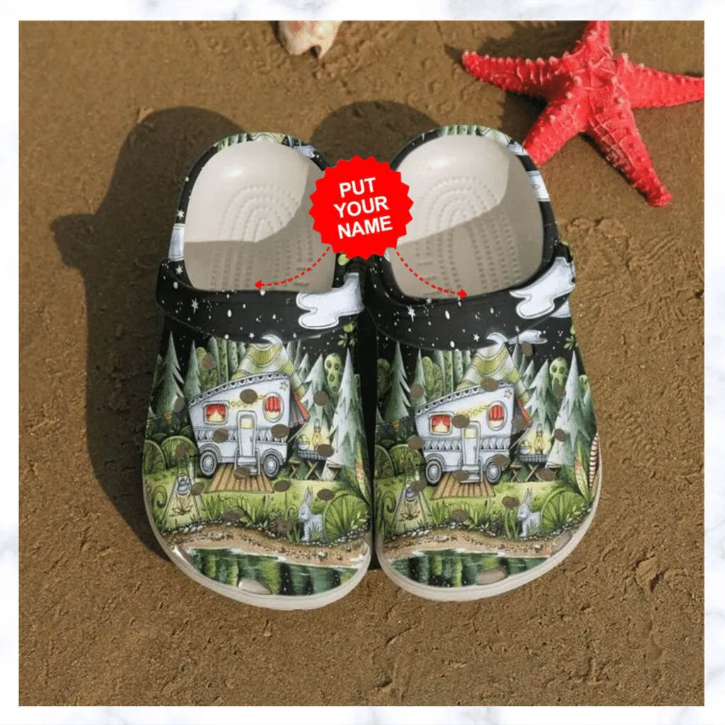 Camping Crocs - Camping Camper In The Night Clog