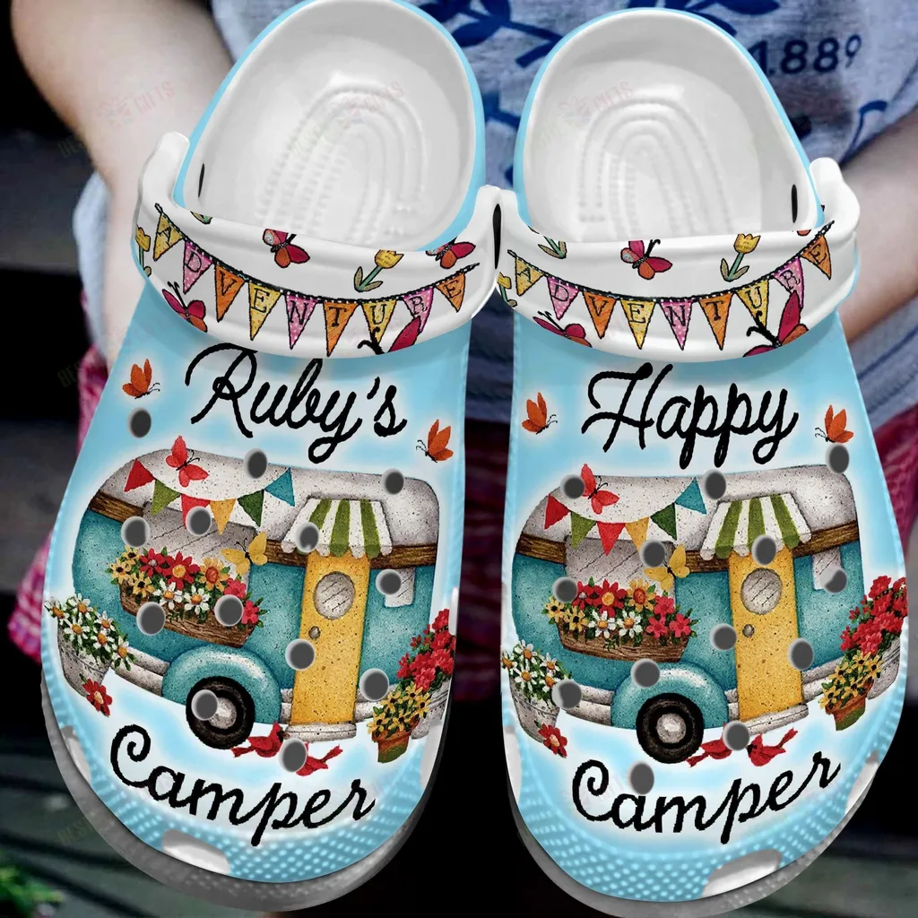 Camping Crocs Classic Clog Colors Happy Camper