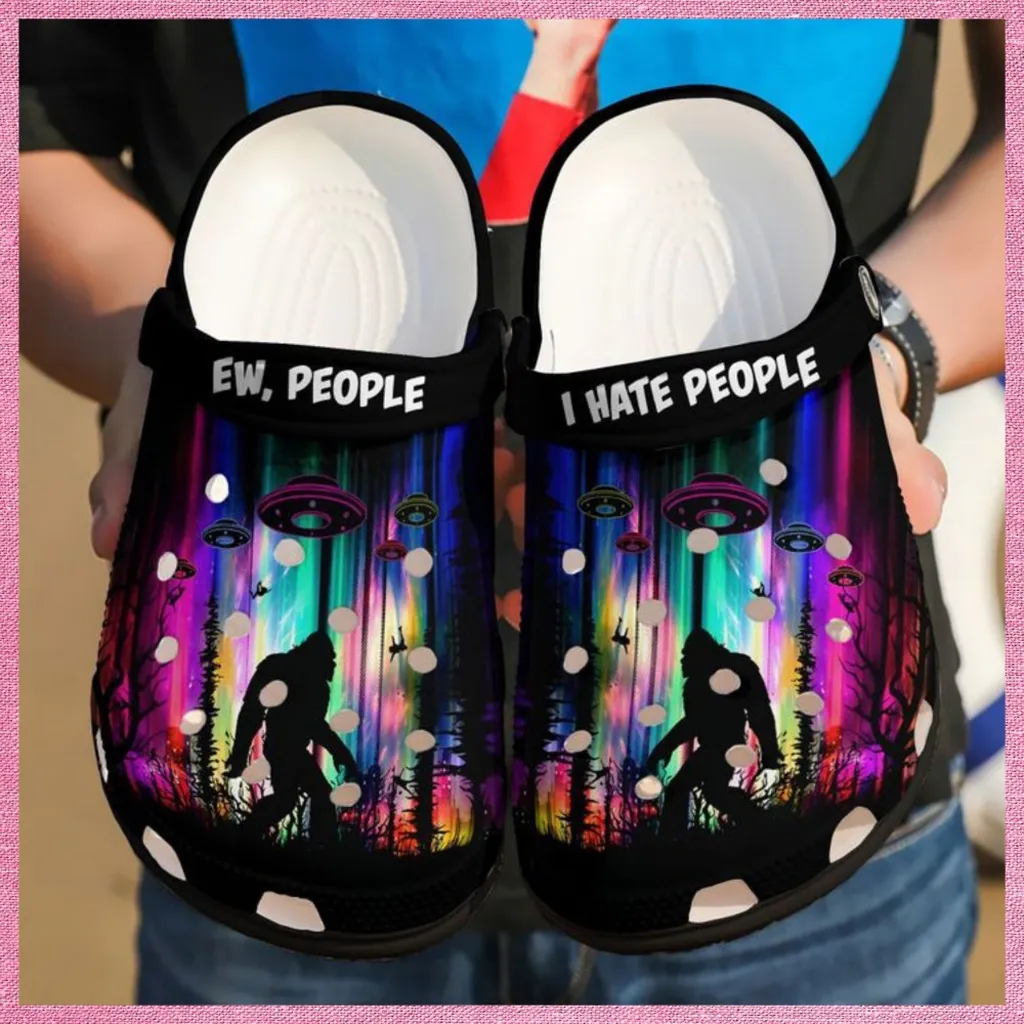 Camping Ew People I Hate People For Men And Women Gift For Fan Classic Water Rubber Crocs Clog