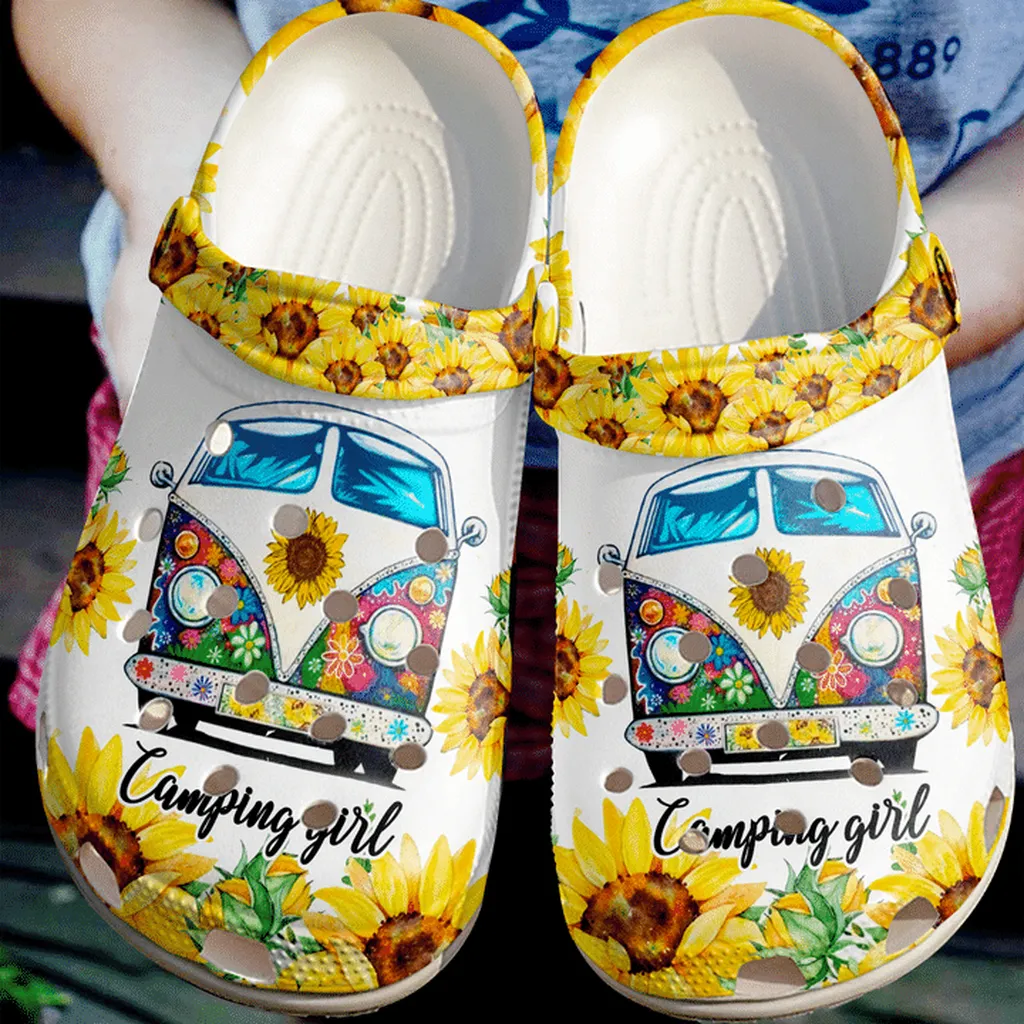 Camping Girl Crocs Clog