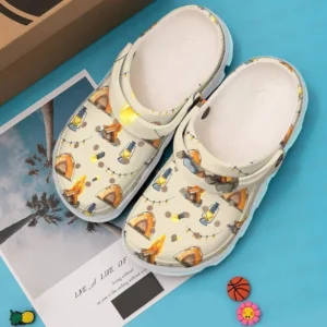 Camping Light Pattern Crocs Classic Clogs