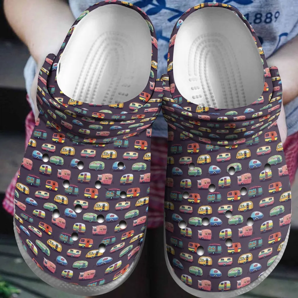 Camping Personalized Clog Custom Crocs Comfortablefashion Style Comfortable For Women Men Kid Print 3D Cute Campers