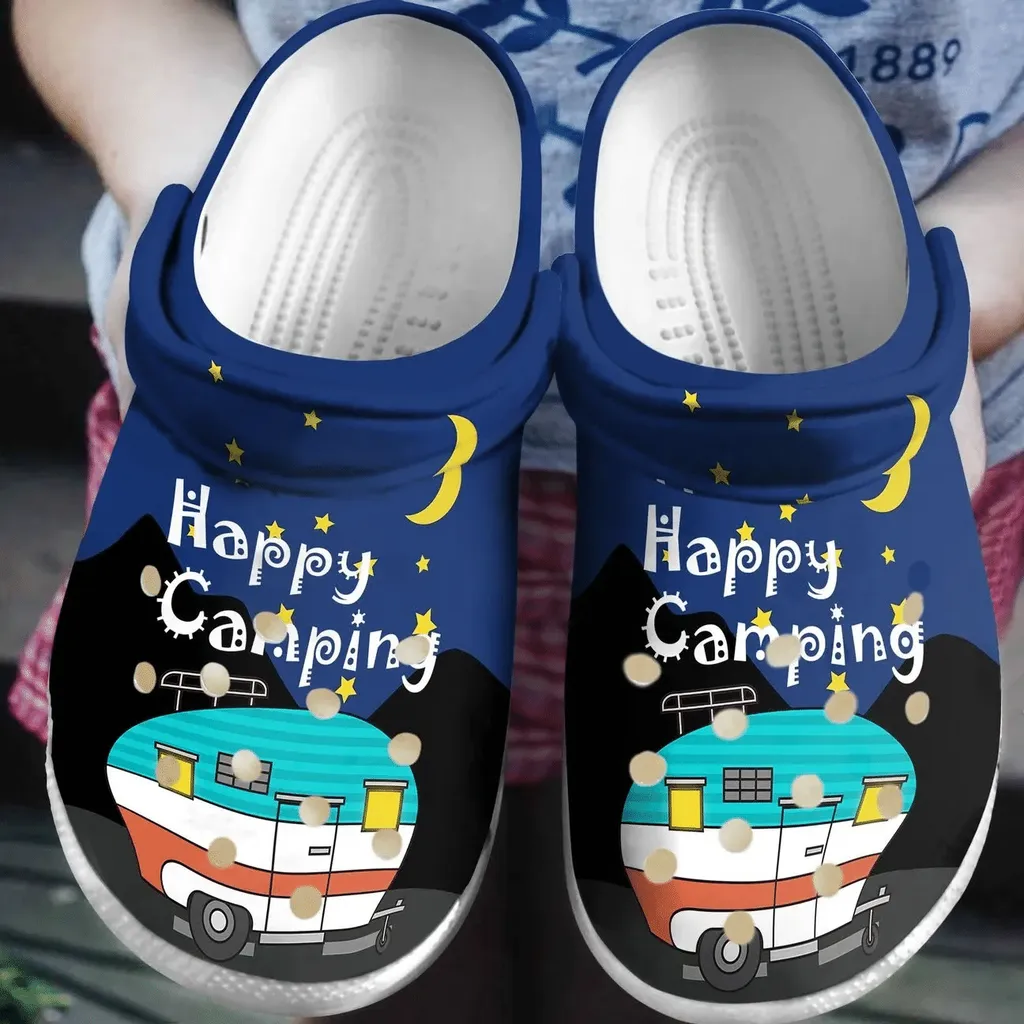 Camping Personalized Clog Custom Crocs Comfortablefashion Style Comfortable For Women Men Kid Print 3D In The Weekend