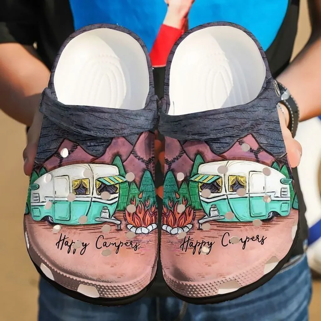 Camping Personalized I Love Crocs Clog