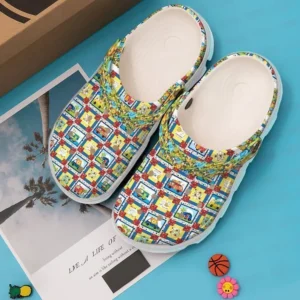 Camping Quilt Crocs Classic Clogs