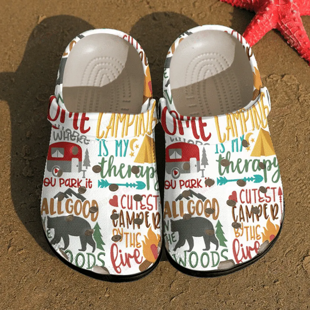 Camping Sticker Camping Life Crocs Classic Clogs