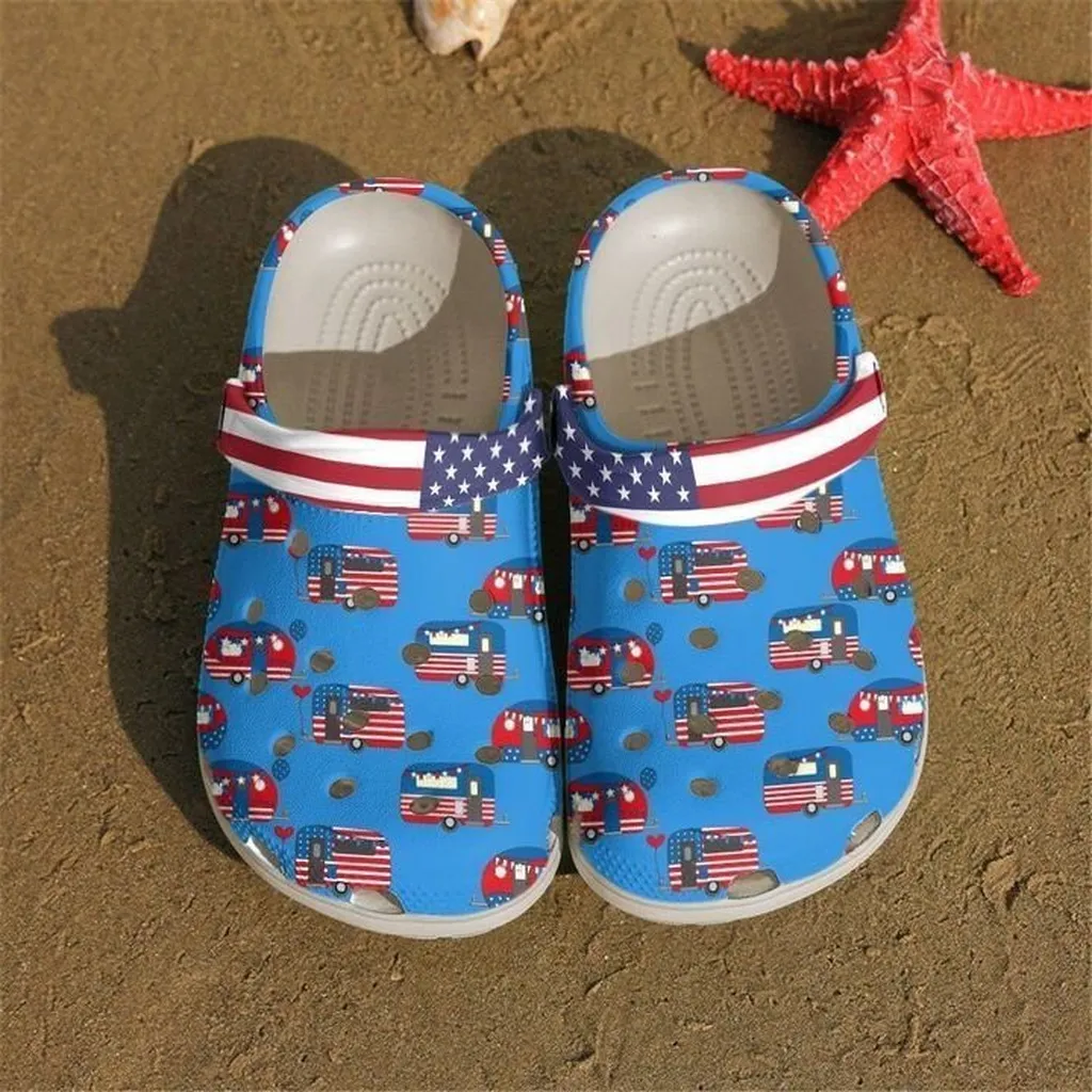 Camping Us Happy Campers Crocs Clog