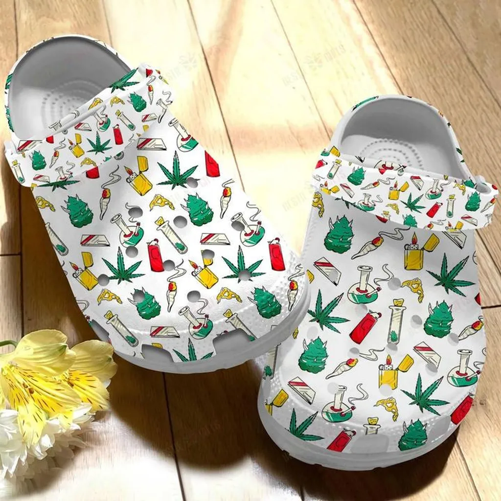 Cannabis Crocs, Personalized Crocs Classic Clogs