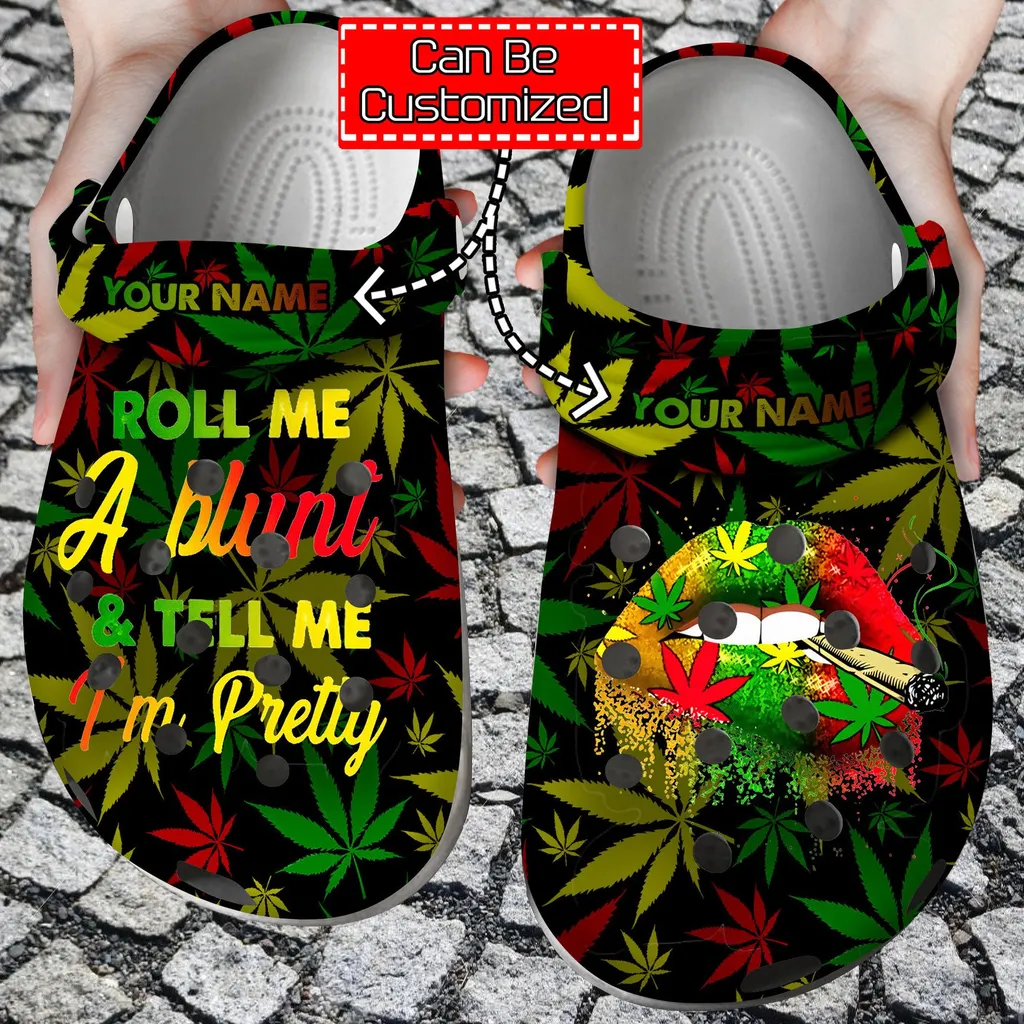 Cannabis Marijuana Weed Crocs Clog