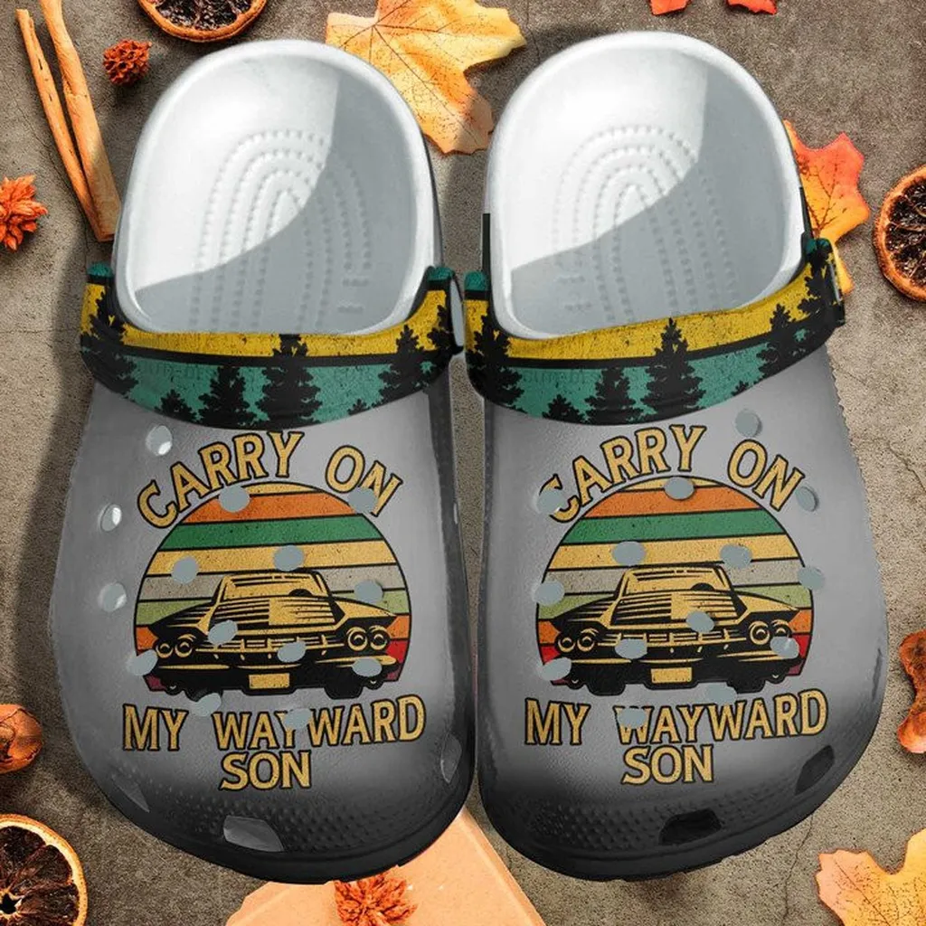 Carry On My Wayward Son Crocs Classic Clogs