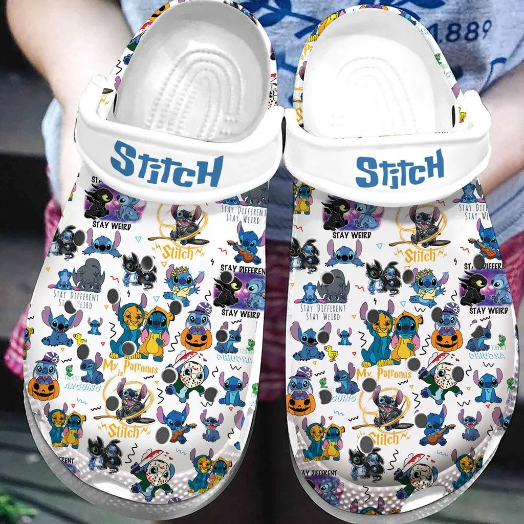 Cartoon Stitch Funny Clog