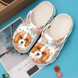 Cavalier King Spaniel Baby Crocs Classic Clogs