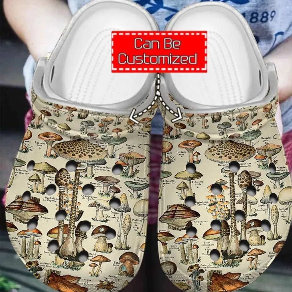 Champignons Collection Pattern Crocs Clog