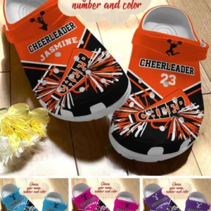 Cheerleader Personalized Colorful Crocs Classic Clogs