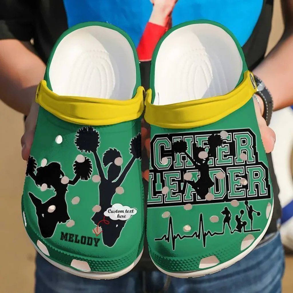 Cheerleader Personalized Girl Crocs Classic Clogs