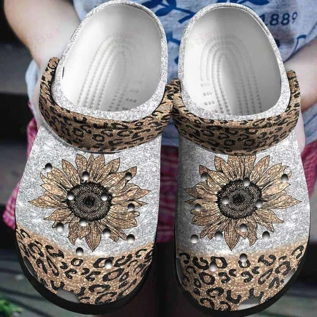 Cheetah Crocs Classic Clogs