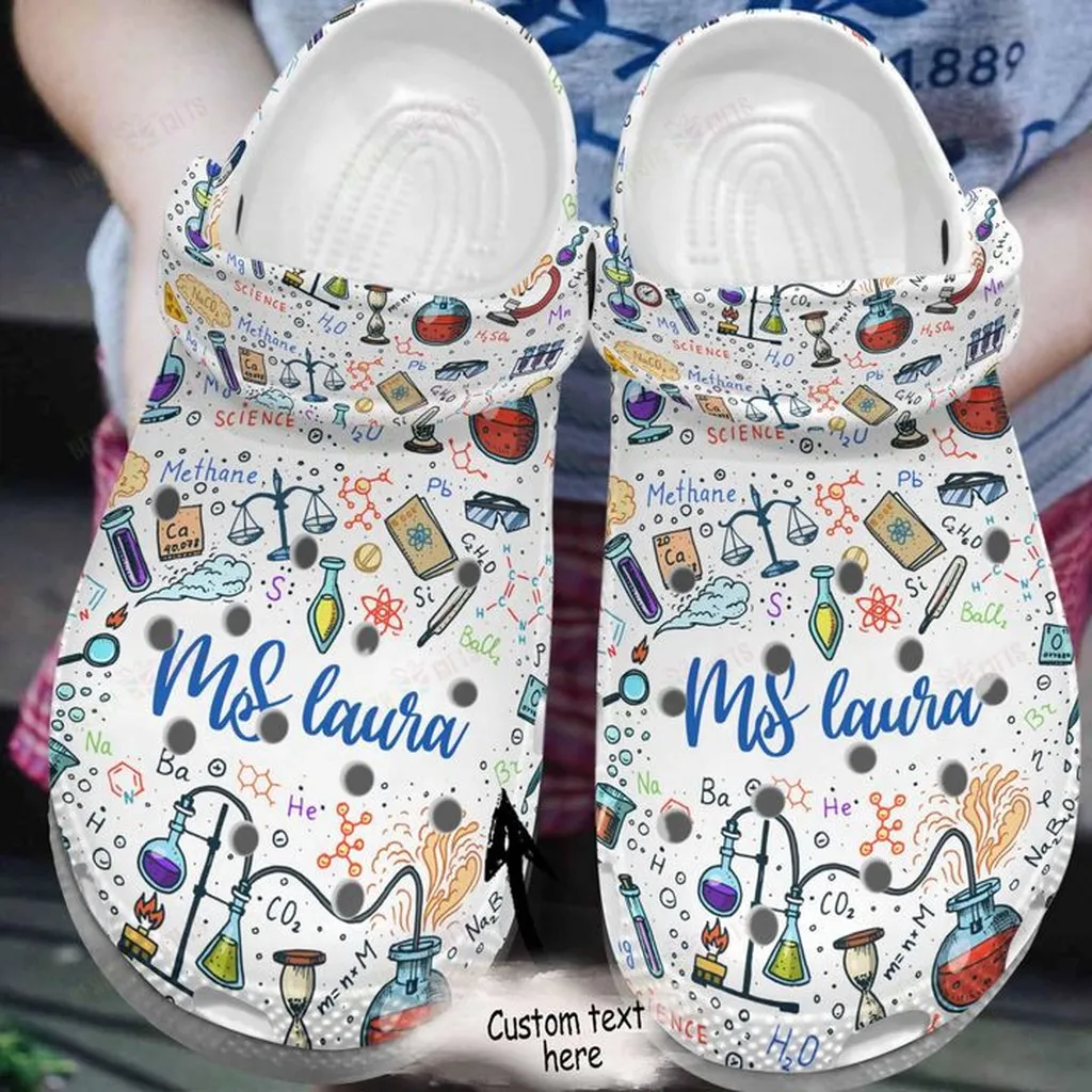 Chemistry Personalized Science Lovers Crocs Classic Clogs