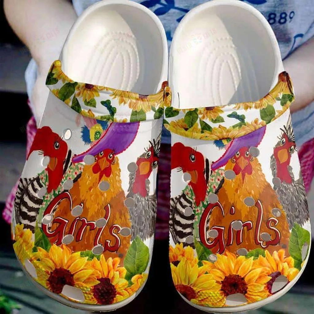 Chicken Crocs Classic Clogs