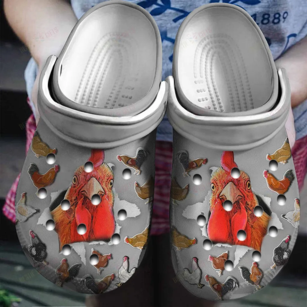 Chicken Hole Crocs Classic Clogs