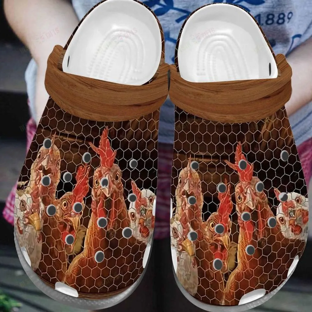 Chicken Is Awesome Crocs Classic Clogs