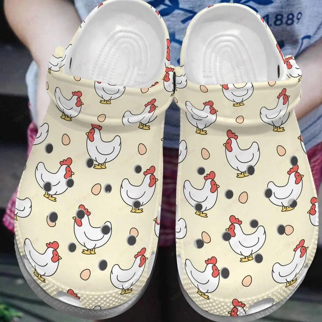 Chicken My Eggs Crocs Classic Clogs