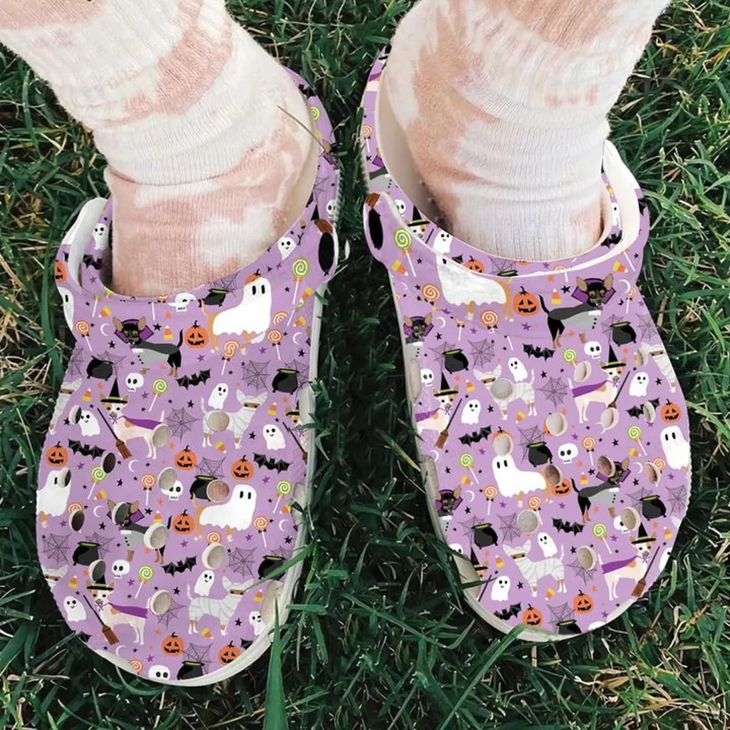 Chihuahua Halloween Crocs Classic Clogs