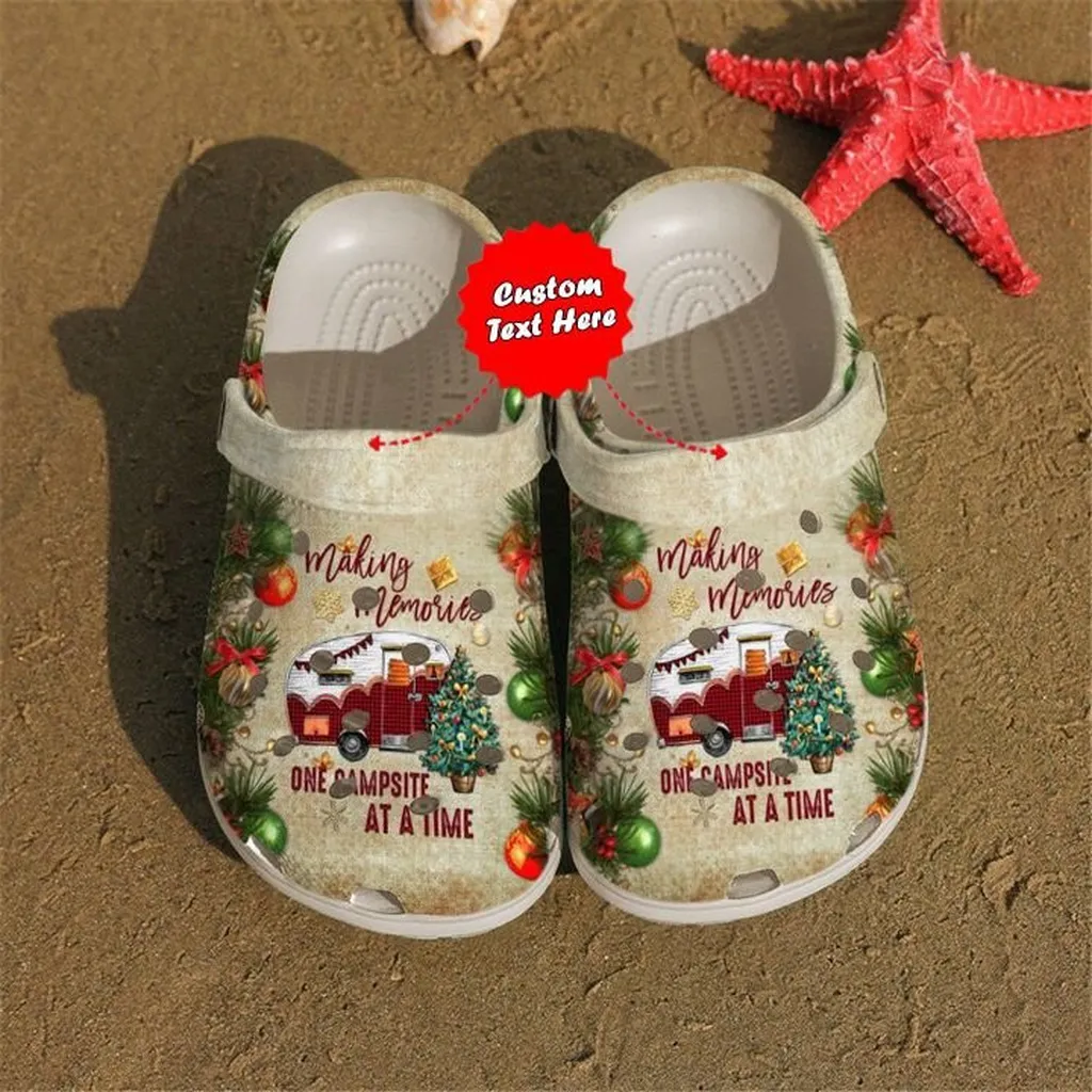 Christmas Crocs Camping Christmas Vibes Clog