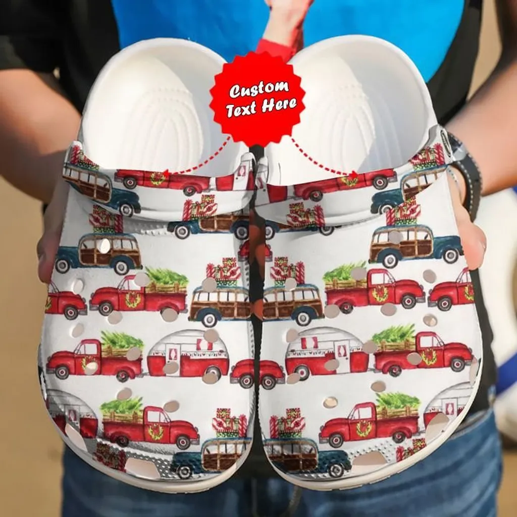 Christmas Crocs Camping Clog