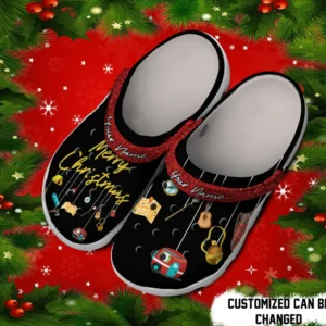 Christmas Crocs Camping Personalized Merry Christmas Clog