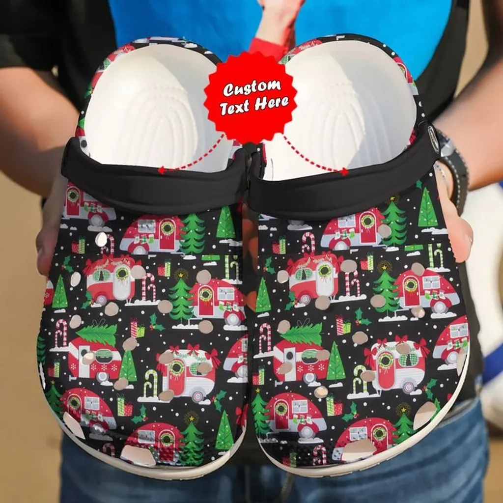 Christmas Crocs Go Camping Clog