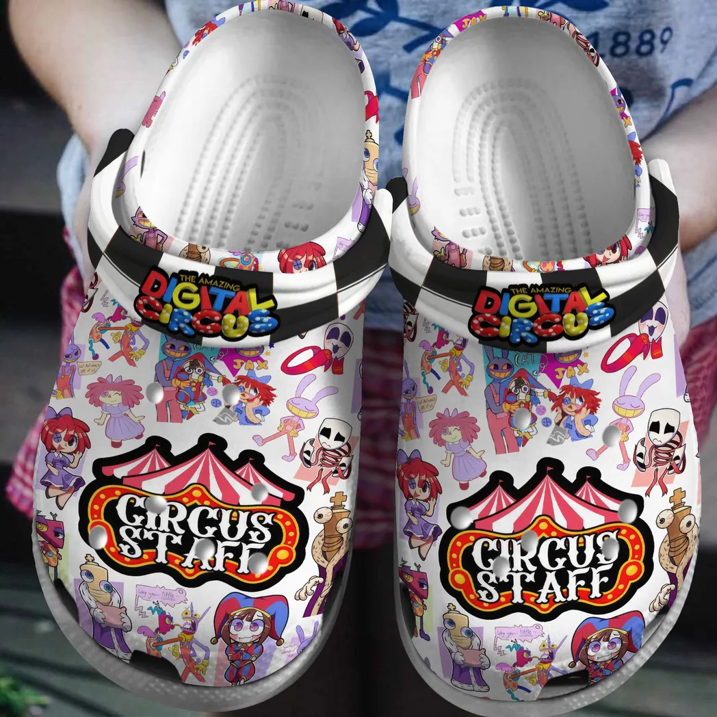 Circus Staff Clowns The Amazing Digital Circus Cartoon Crocs Clogs