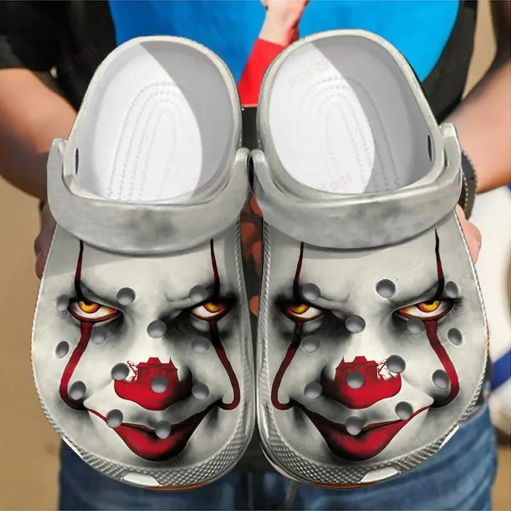 Clown Face Crocs Classic Clogs