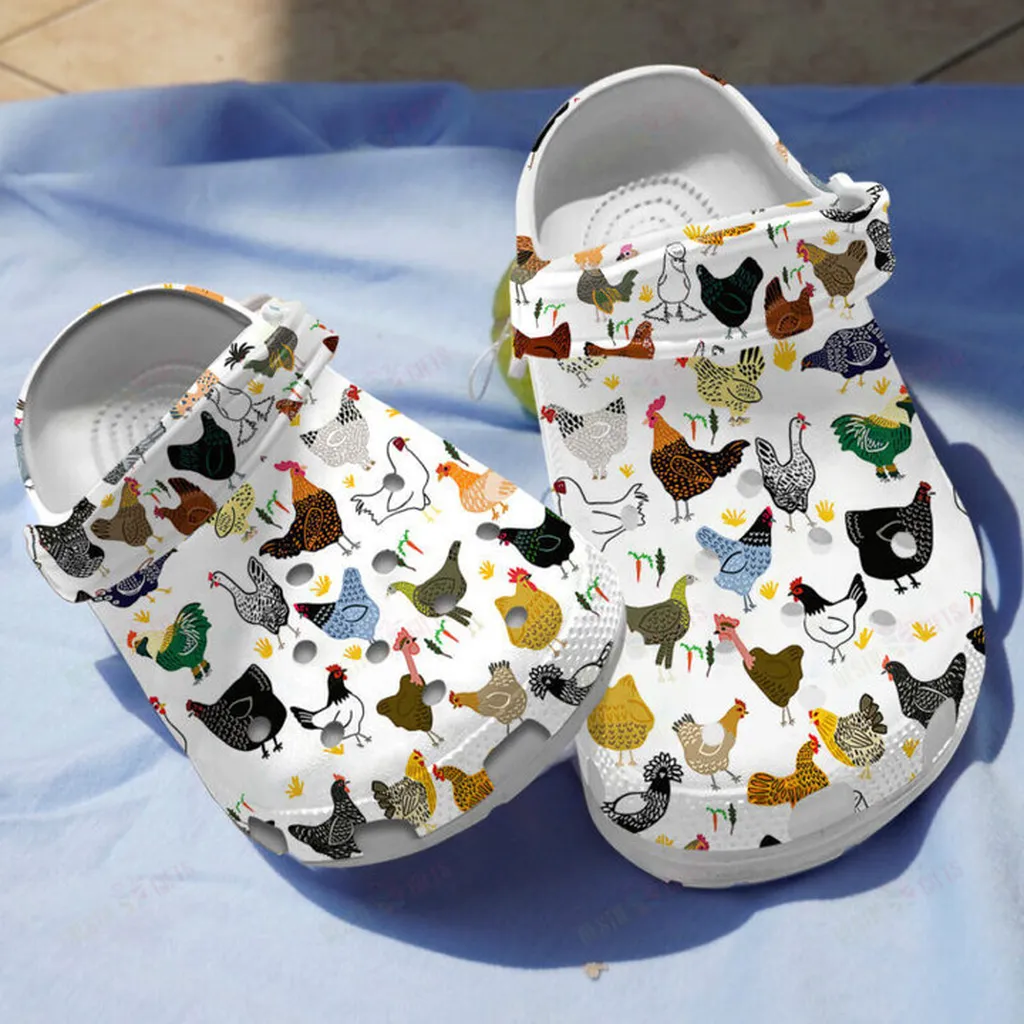 Collection Chicken Crocs Classic Clogs