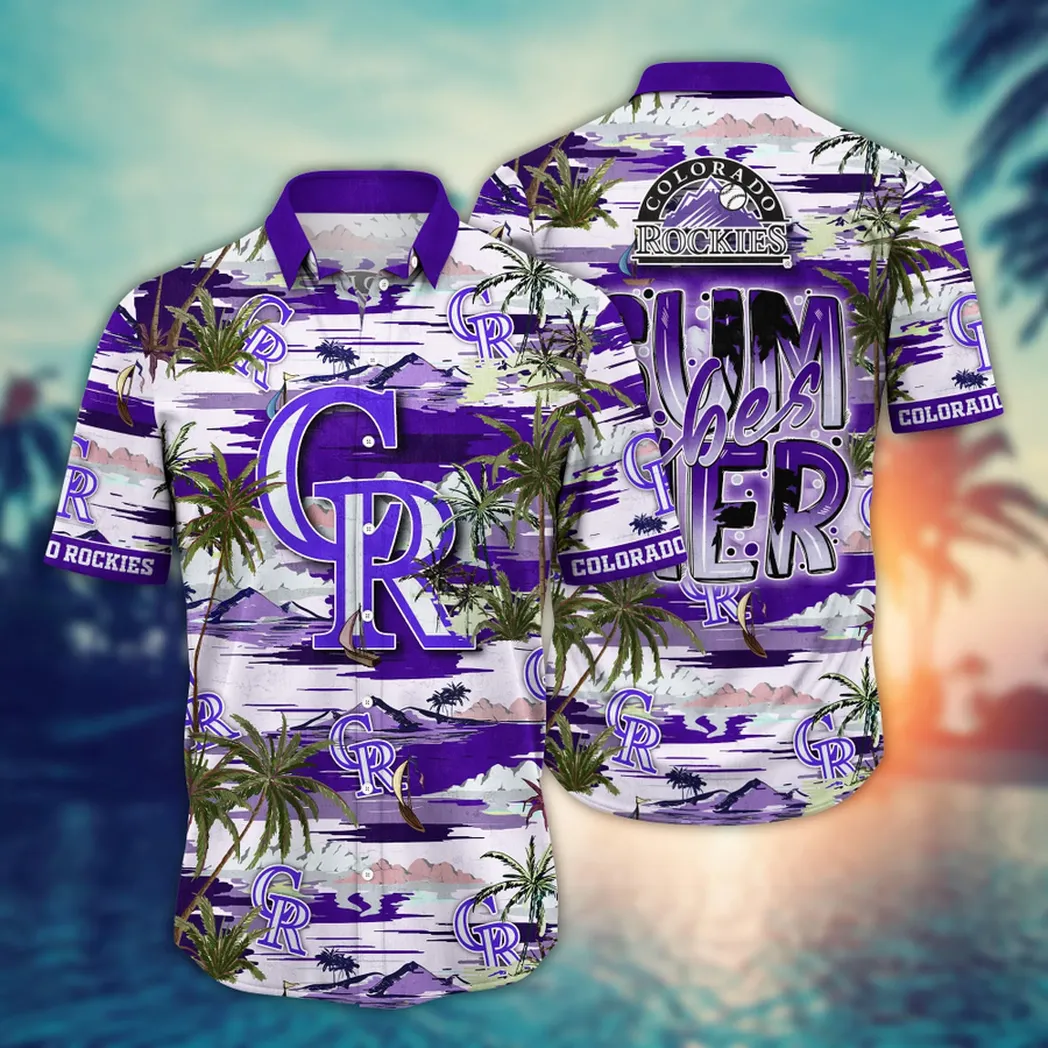 Colorado Rockies MLB Flower Aloha Hawaiian Shirt, Summer Football Shirts VPHWA2451152602