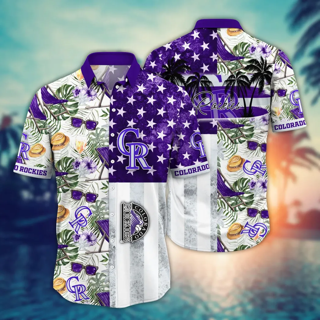 Colorado Rockies MLB Flower Aloha Hawaiian Shirt, Summer Football Shirts VPHWA2451152728