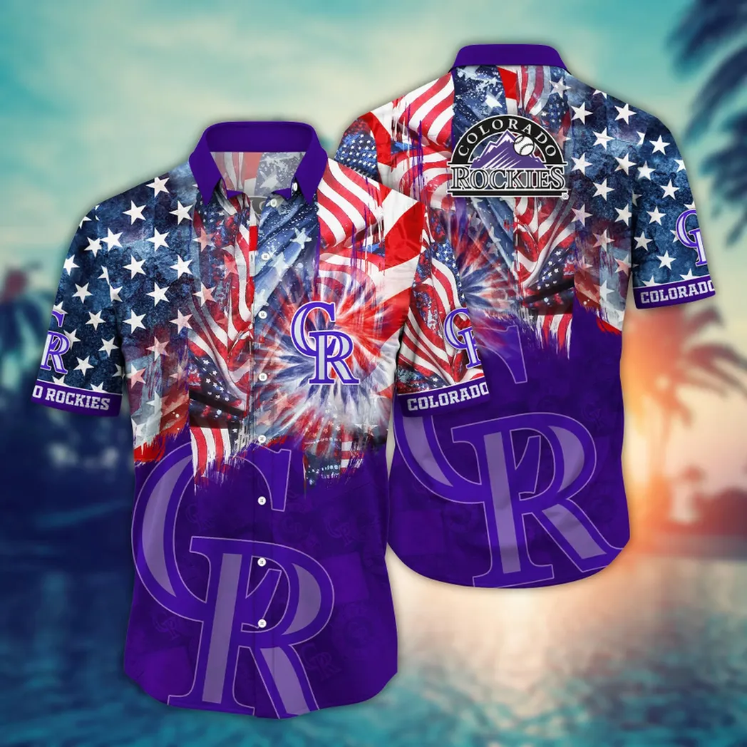 Colorado Rockies MLB Flower Aloha Hawaiian Shirt, Summer Football Shirts VPHWA2451152823