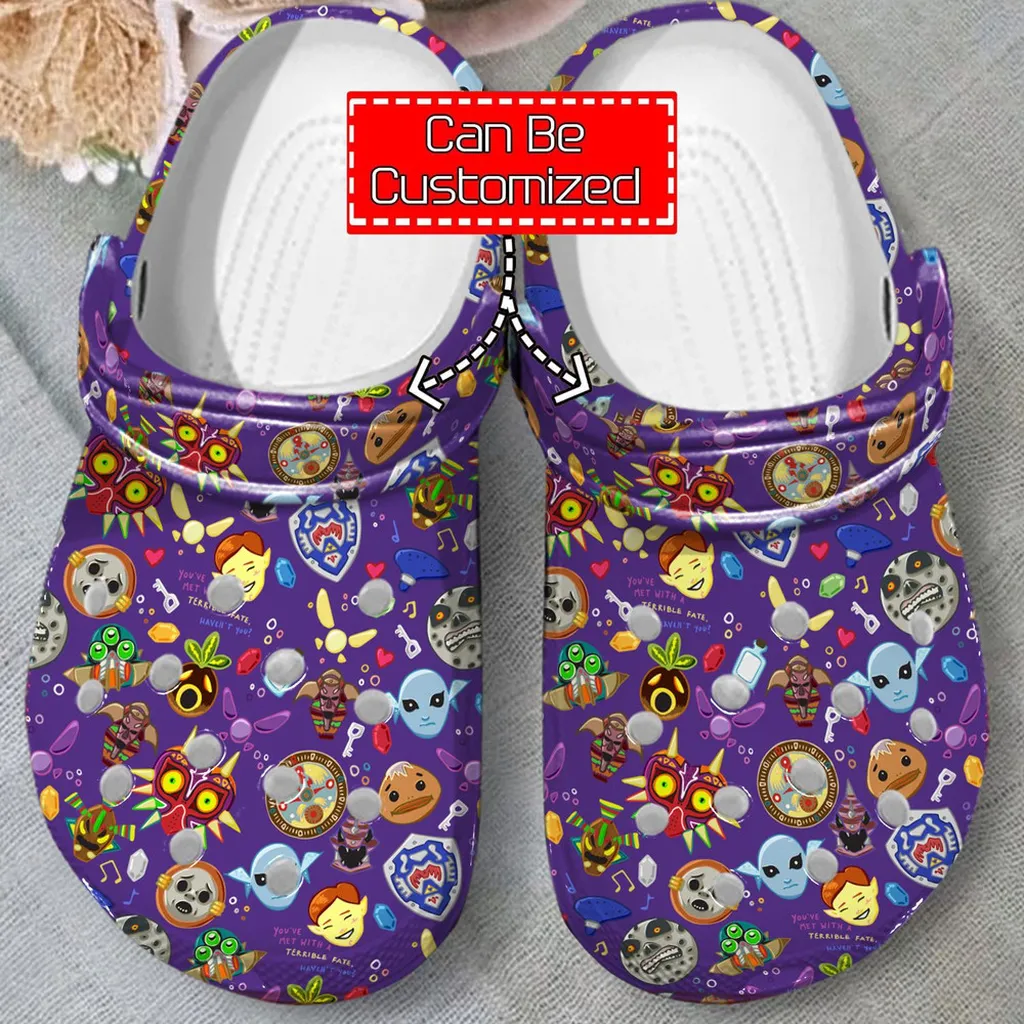 Colorful Crocs - Majora Mask Pattern Clog