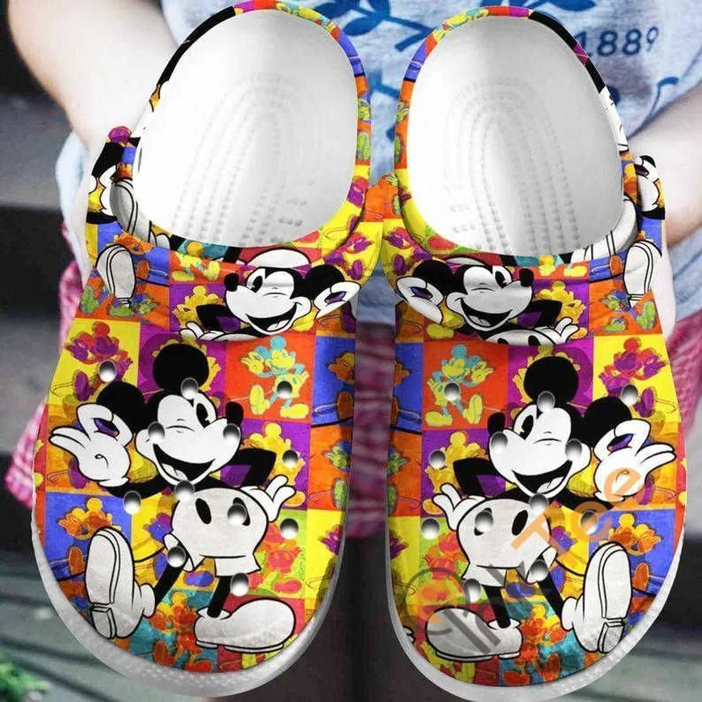 Colorful Mickey Mouse Crocs Clog