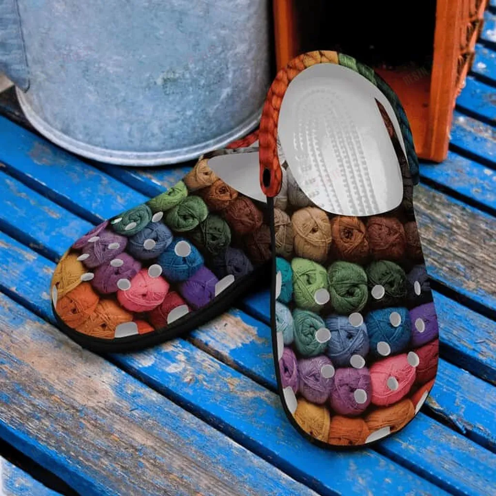 Colorful Yarns Crocs Classic Clogs