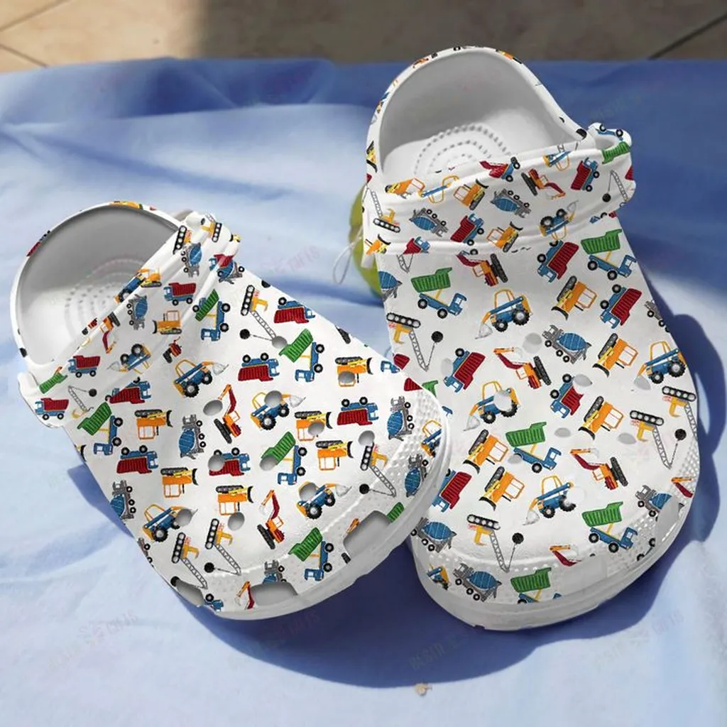 Construction Crocs, Personalized Crocs Classic Clogs