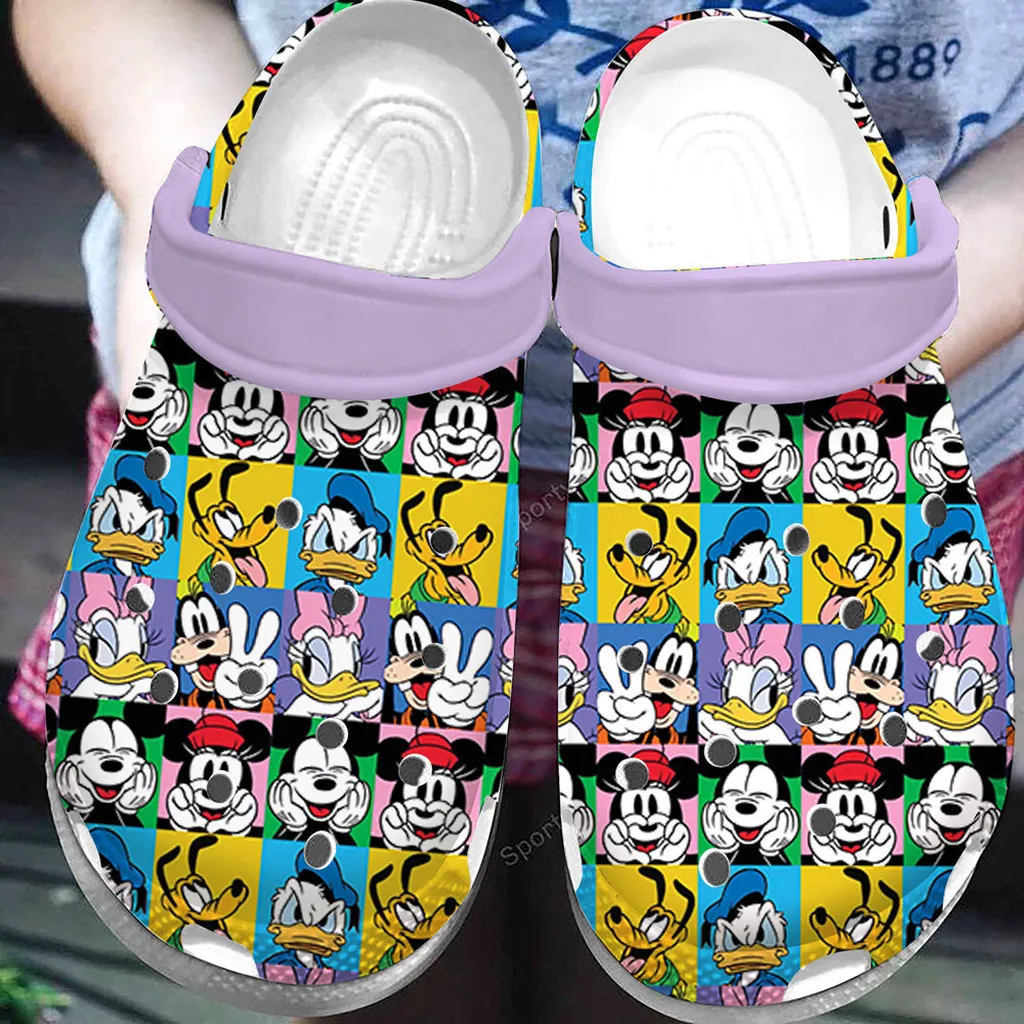 Cool Mickey Mouse Character Clogs