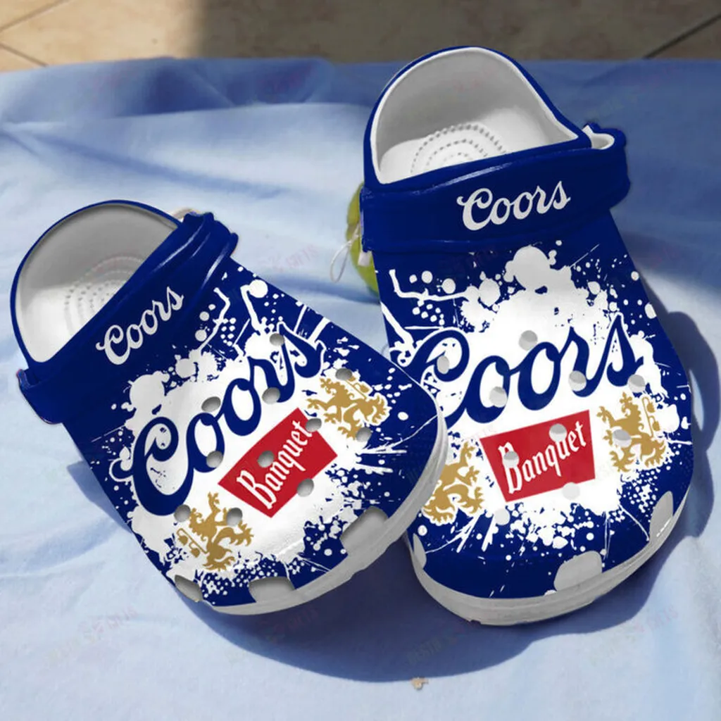 Coors Golden Vintage Crocs Classic Clogs