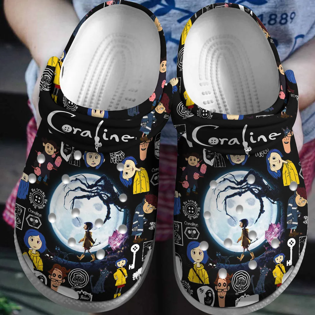 Coraline Movie Crocs Clogs