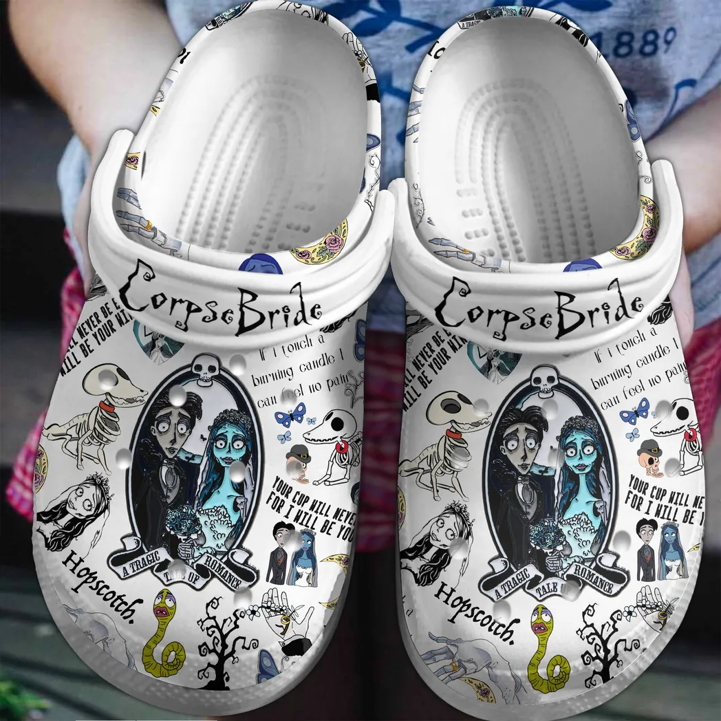 Corpse Bride Movie Crocs Clogs