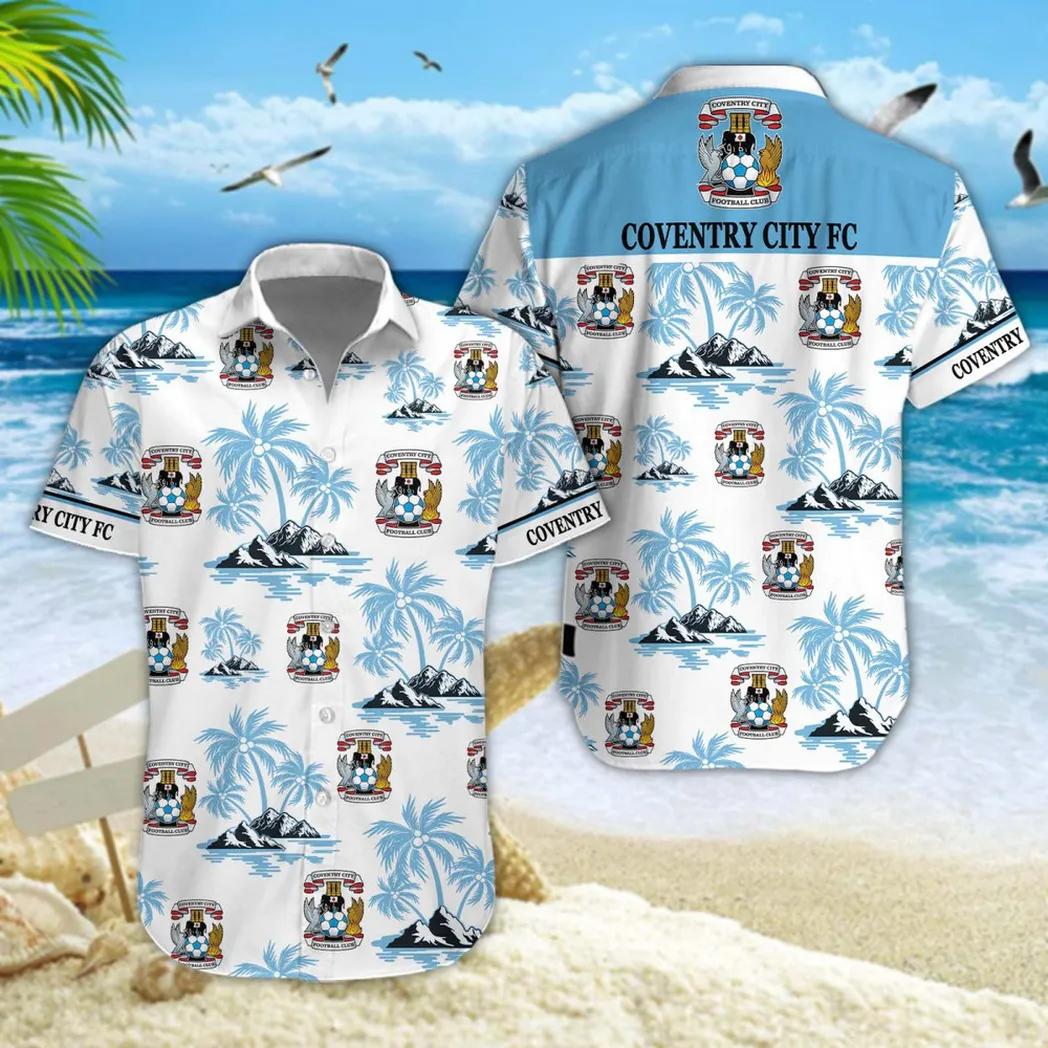 Coventry City Hawaiian Shirt Style Classic Oversized Hawaiian