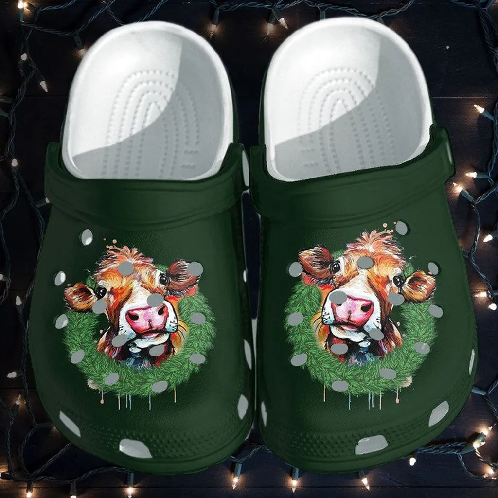 Cow Face Farm Life Custom Crocs Classic Clogs