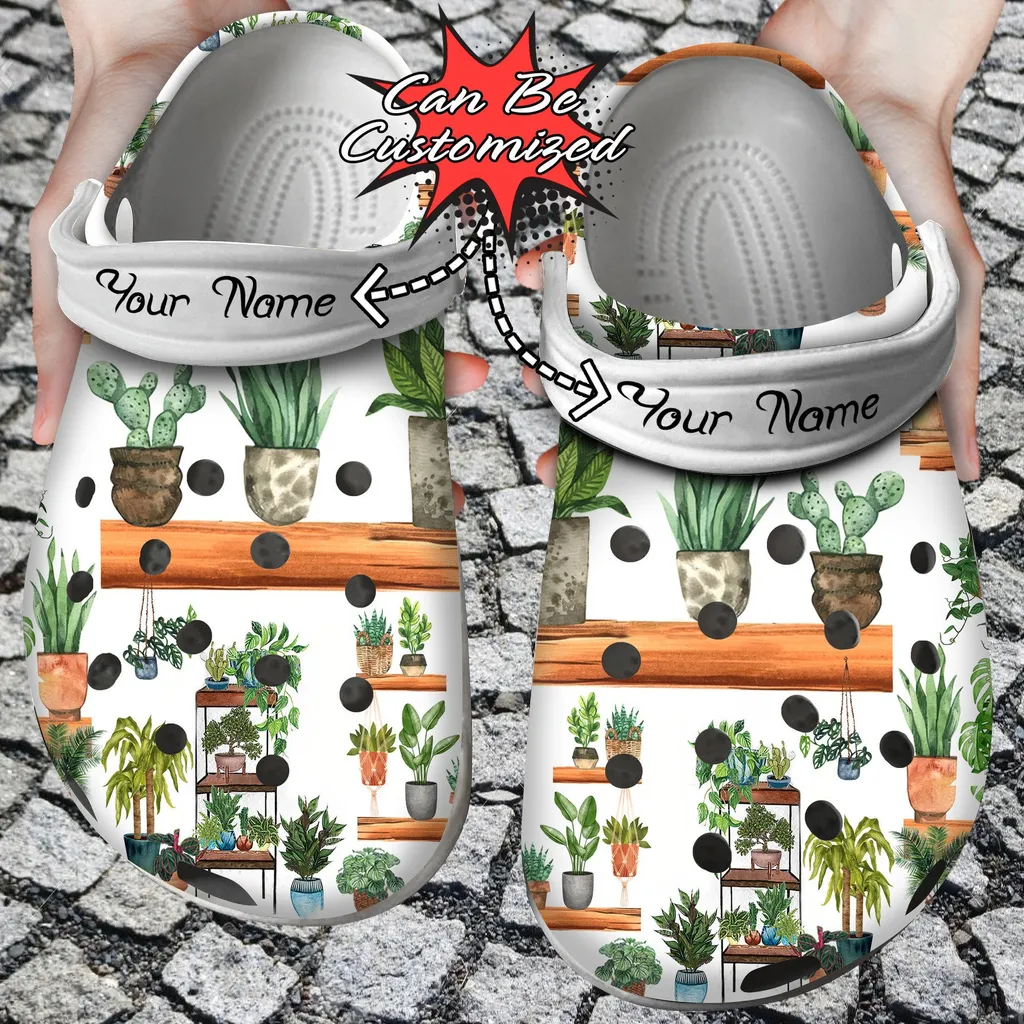 Crazy Plant Lady Mom Unisex Birthday Gifts Crocs Clog