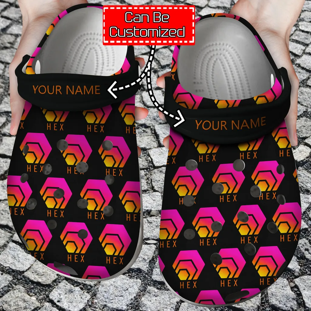 Crypto Crocs Personalized HEX Crypto Pattern Clog